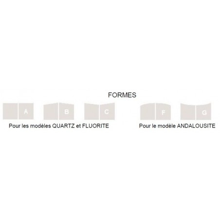 Portail aluminium FLUORITE - Portails & Portillons pleins en aluminium - 1