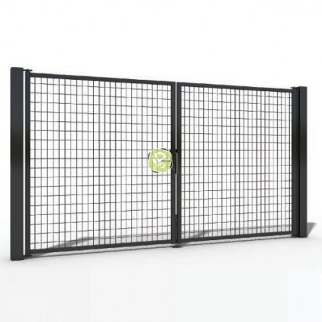 Portail grillagé AXOR mailles 100x50 - Portails grillagés - 1 Portail grillagé AXOR mailles 100x50 - Portails grillagés - 1