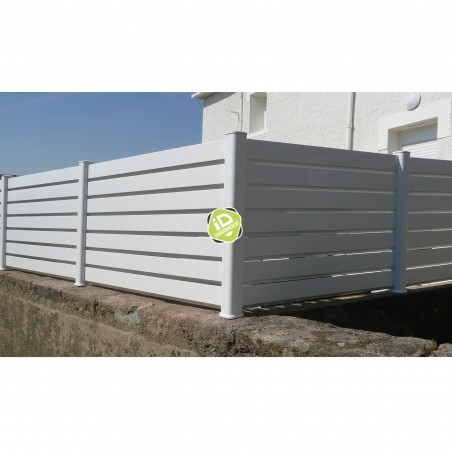 Kit INTERMEDIAIRE en PVC brise-vue - Clôture brise-vue en PVC - 2 Kit INTERMEDIAIRE en PVC brise-vue - Clôture brise-vue en PVC - 2