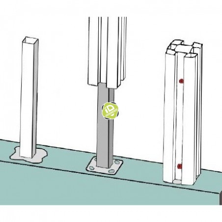 Clôture PVC Ajourée FM - Clôtures ajourées en PVC - 4