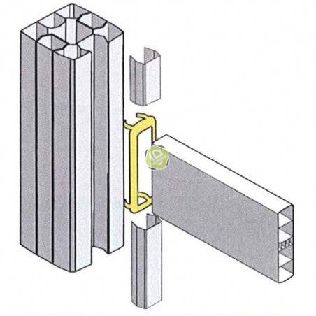 Clôture PVC 1 ou 2 lisses horizontales - Clôtures ajourées en PVC - 3