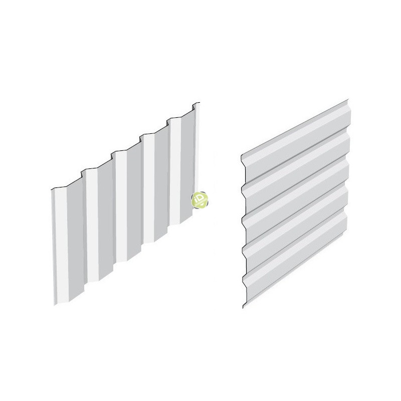 Tôles Nervurées 5.207.32B - Bardage acier - 1