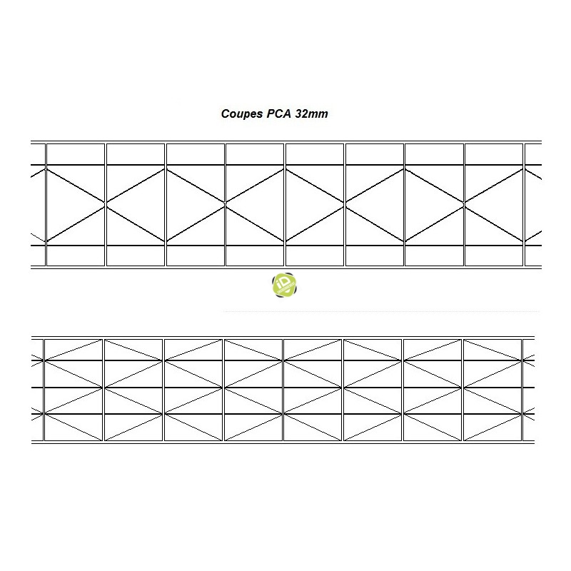 Polycarbonate Alvéolaire 32mm - Polycarbonate alvéolaire - 4