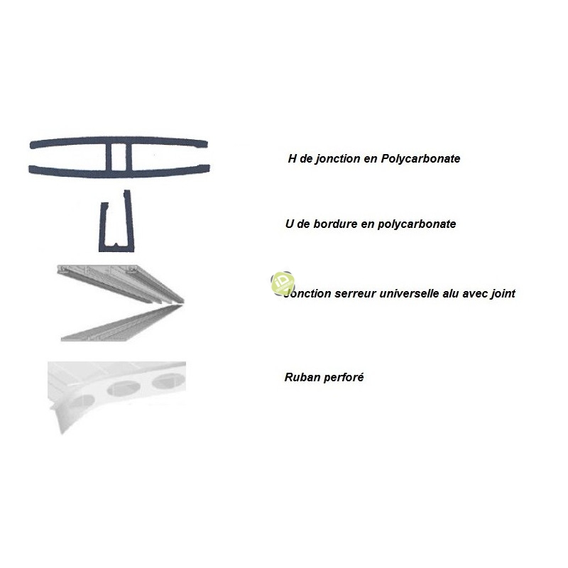 Plaque polycarbonate 10mm - Polycarbonate alvéolaire 10 mm