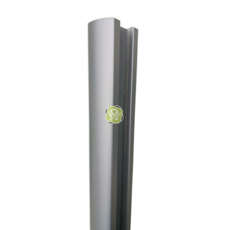 Poteau Aluminium à feuillures de 45mm - Clôtures en brande - 2 Poteau Aluminium à feuillures de 45mm - Clôtures en brande - 2