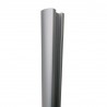Poteau Aluminium à feuillures de 45mm - Clôtures en brande - 2 Poteau Aluminium à feuillures de 45mm - Clôtures en brande - 2