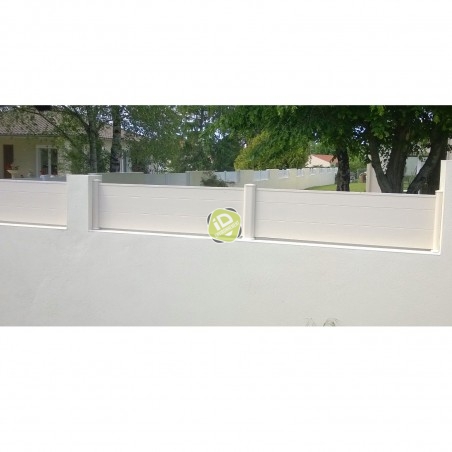Kit INTERMEDIAIRE clôture pleine en PVC - Clôtures pleines en PVC - 2 Kit INTERMEDIAIRE clôture pleine en PVC - Clôtures pleines en PVC - 2
