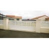 Portail / Portillon PVC P.S.05 Cadre alu intégré - Portails & Portillons semi-ajourés en PVC - 2 Portail / Portillon PVC P.S.05 Cadre alu intégré - Portails & Portillons semi-ajourés en PVC - 2