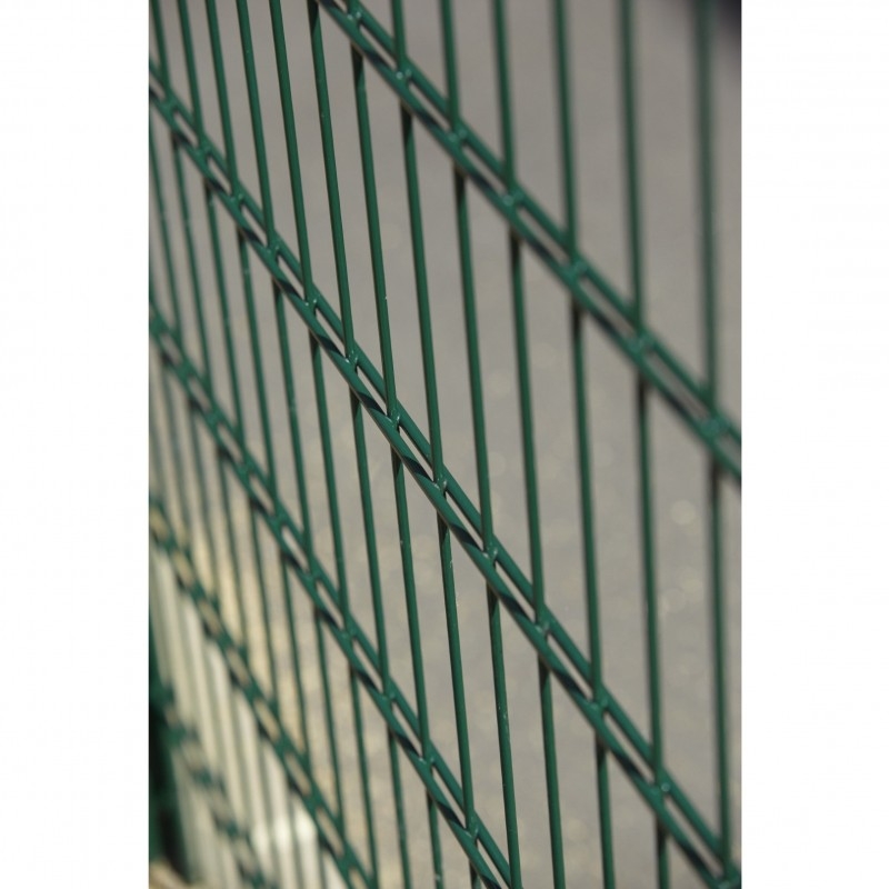 Panneau de clôture rigide double fils 8/6/8. Vert ou Gris