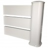 Kit INTERMEDIAIRE clôture pare-vue en PVC - Clôtures ajourées en PVC - 1 Kit INTERMEDIAIRE clôture pare-vue en PVC - Clôtures ajourées en PVC - 1