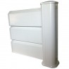 Kit INTERMEDIAIRE en PVC brise-vue - Clôture brise-vue en PVC - 1 Kit INTERMEDIAIRE en PVC brise-vue - Clôture brise-vue en PVC - 1