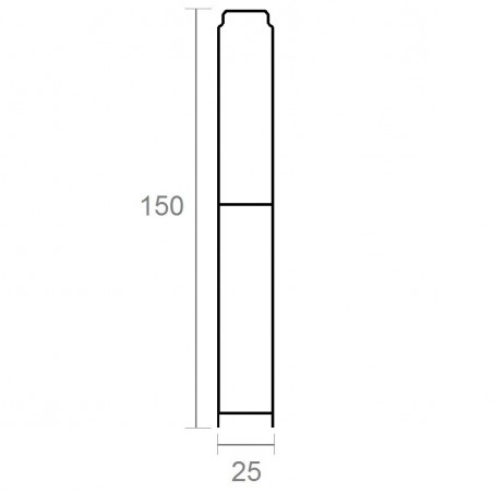 Clôture Aluminium Pleine 150mm QUALIPRO - Clôtures pleines en aluminium - 4