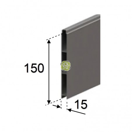 Kit lames pour clôture Aluminium Pleine - Clôtures pleines en aluminium - 5