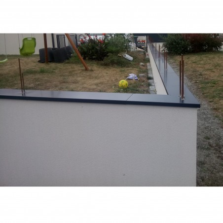 Couvertine pour muret Sur-mesure - Couvertine / Pliage - 4