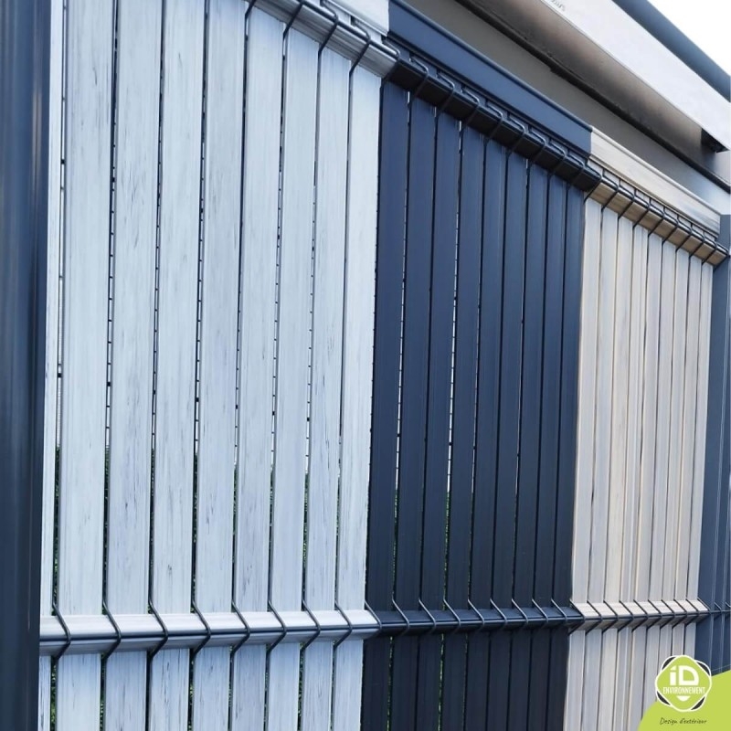 ID-Environnement - Kit d'occultation (brise-vue) en pvc rigide - Coloris