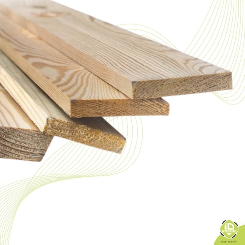 ID-Environnement - Kit d'occultation (brise-vue) en Bois MÉLÈZE - Lame