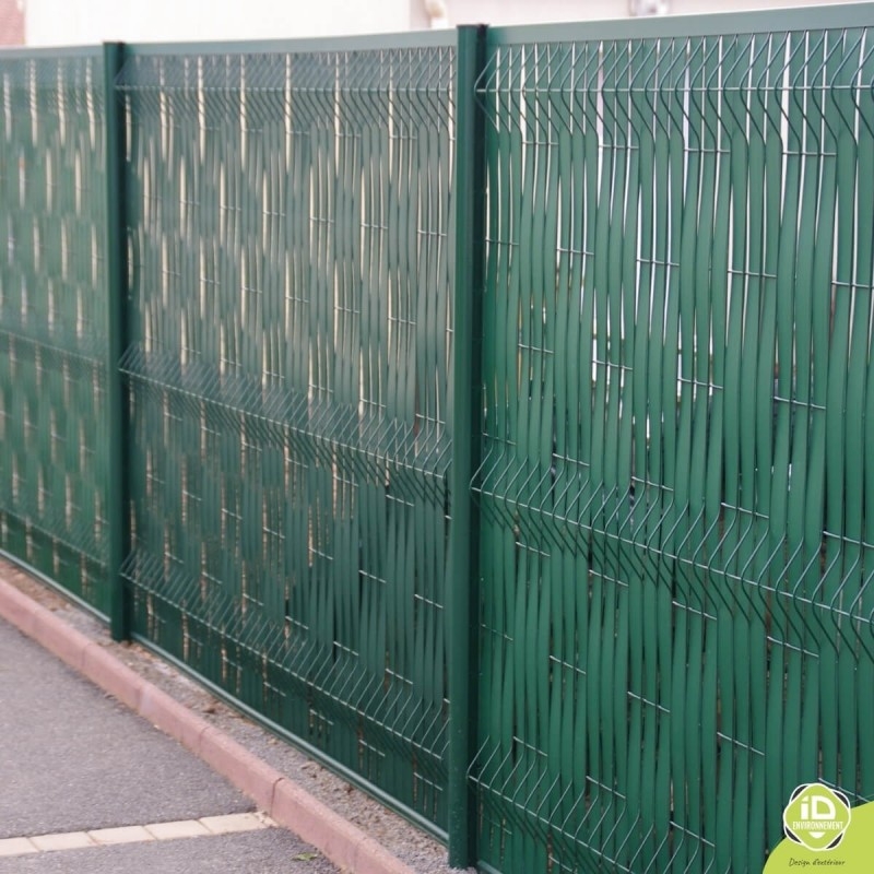 ID-Environnement - Kit d'occultation (brise-vue) en PVC souple - Grillage rigide