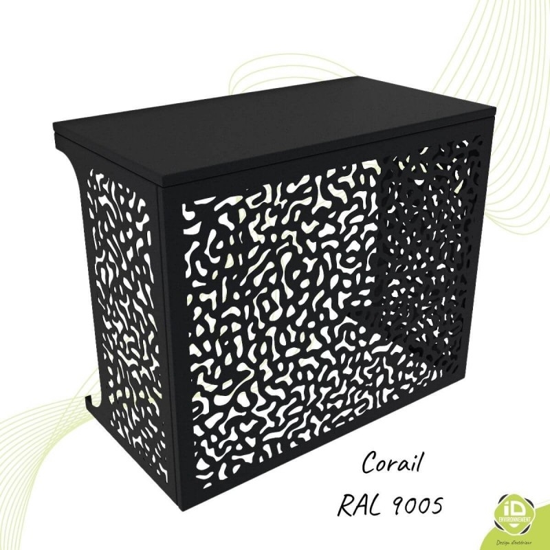 Cache climatisation et pompe à chaleur mural | ID Environnement