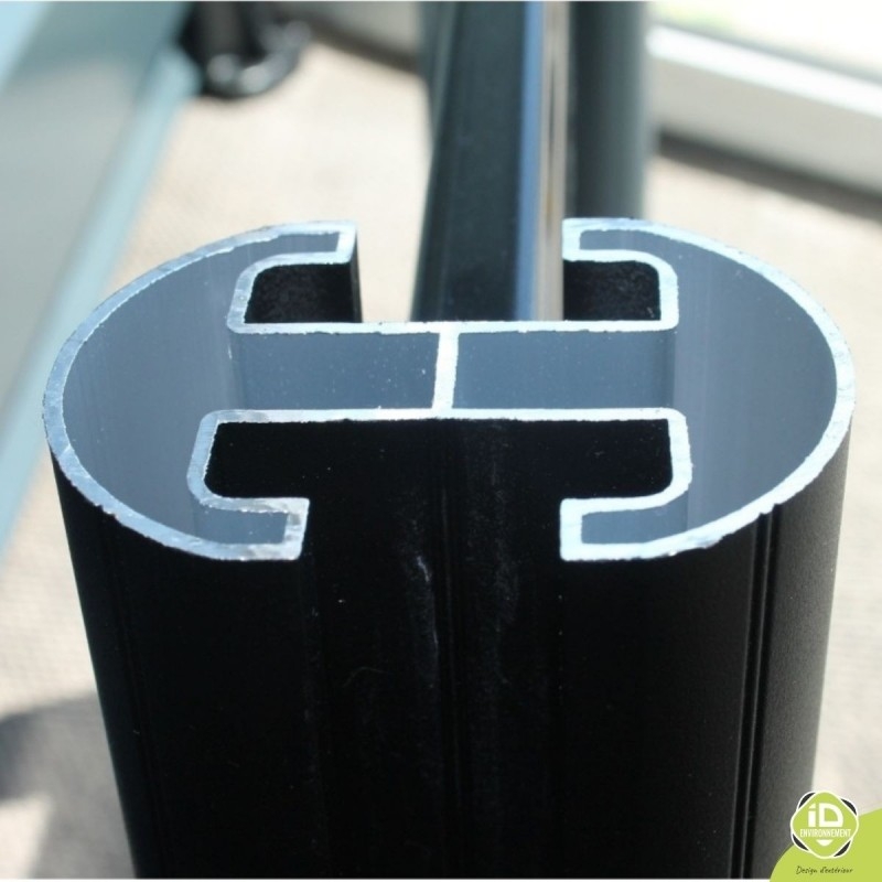 poteau-alu-tube-sceller-profil