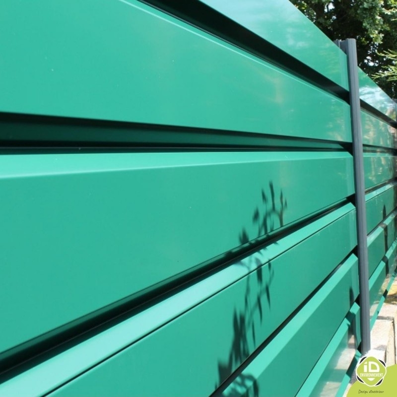 poteau-alu-sceller-cloture-vert