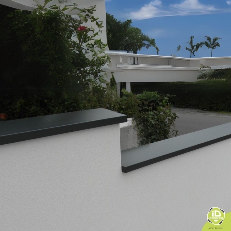 Couvertine-acier-muret-escalier