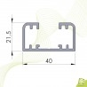 demi-poteau-alu-cloture-brise-vue-section demi-poteau-alu-cloture-brise-vue-section