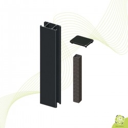 Poteau Alu pour clôture...