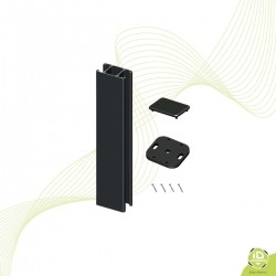 poteau-alu-cloture-pleine-platine