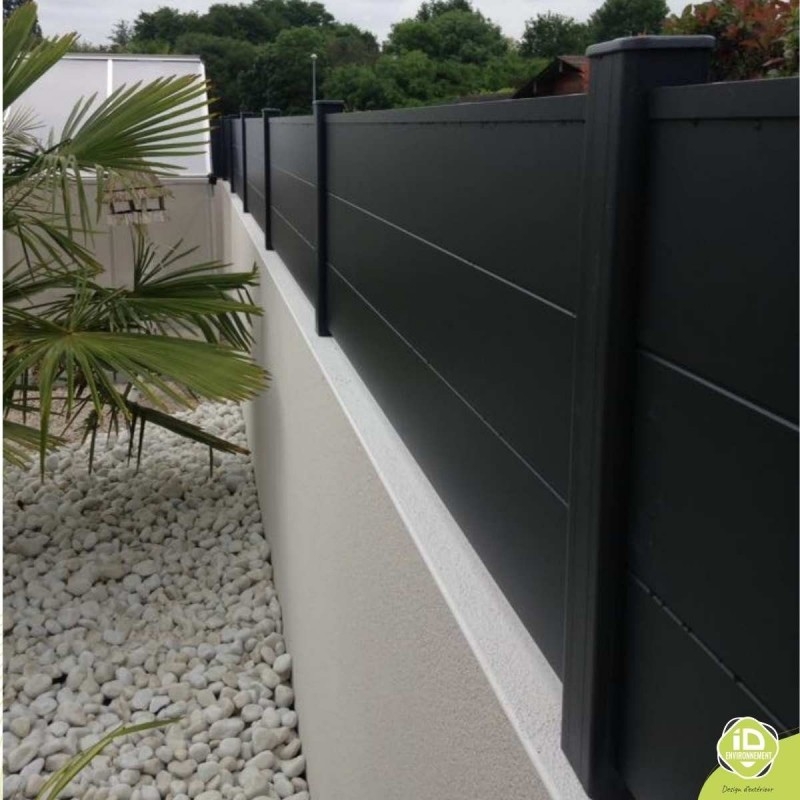 cloture-aluminium-pleine-150-sur-mesure-noir