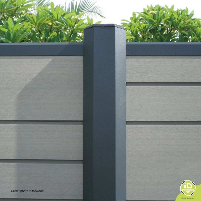 poteau-alu-pack-complet-sceller-cloture-composite