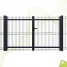 portail-grillage-treillis-mailles-200x55-gris portail-grillage-treillis-mailles-200x55-gris