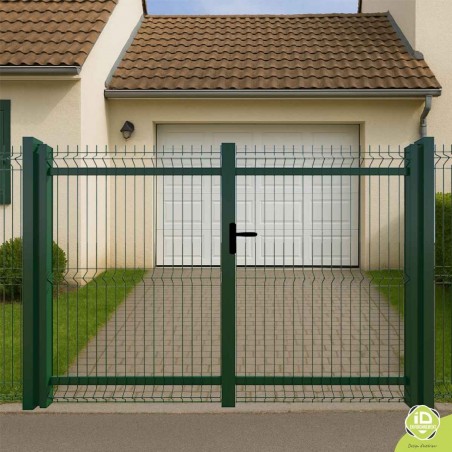 portail-grillage-treillis-mailles-200x55-jardin-vert portail-grillage-treillis-mailles-200x55-jardin-vert