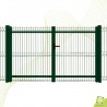 portail-grillage-treillis-mailles-200x55-vert portail-grillage-treillis-mailles-200x55-vert