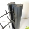 Clip-aluminium-poteau-aluminium-PA45-grillage Clip-aluminium-poteau-aluminium-PA45-grillage