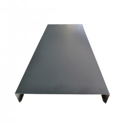 Couvertine alu pour muret en aluminium – longueur 2 ml