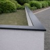 Couvertine d’angle aluminium muret extérieur