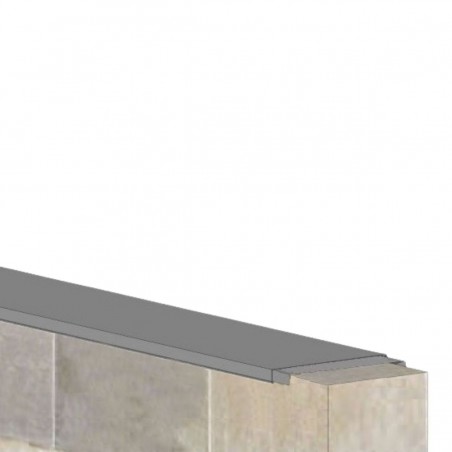 Schéma éclisse de jonction aluminium