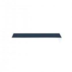 Éclisse de jonction acier pour angle 90° couvertine pour muret