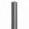 Poteau béton angle gris pour clôture béton