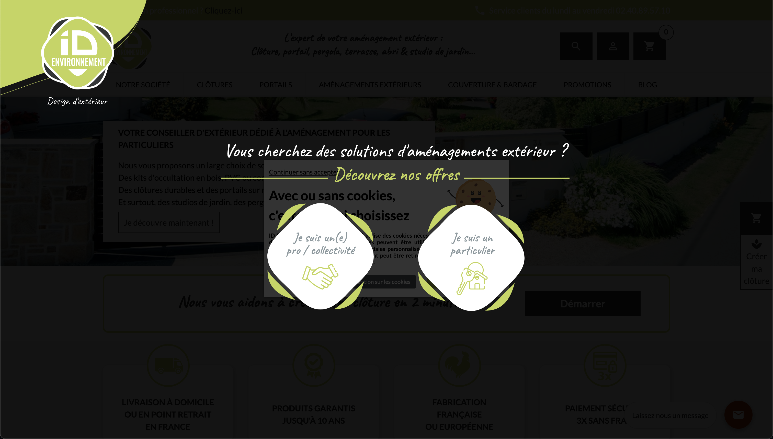Portillon grillage - Portillon mailles | ID Environnement - Agence Boistière